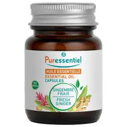 Puressentiel Huile Essentielle Gingembre Frais (Zingiber officinale) Bio 60 Capsules