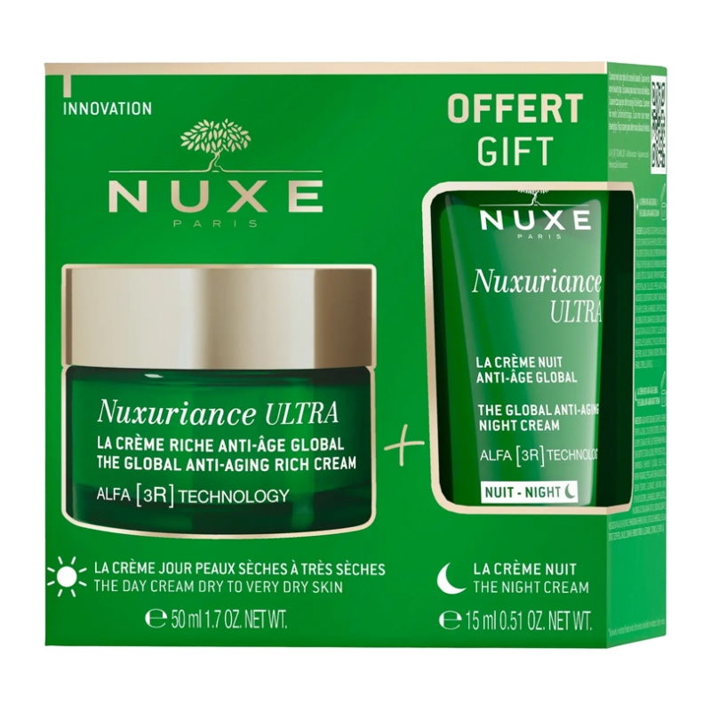 Nuxe Nuxuriance Ultra La Crème Riche Anti-Âge Global 50 ml + La Crème Nuit Anti-Âge Global 15 ml Offerte Nuxe Nuxuriance Ultra La Crème Riche Anti-Âge Global 50 ml + La Crème Nuit Anti-Âge Global 15 ml Offerte