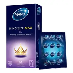 Manix king size max boîte de 12