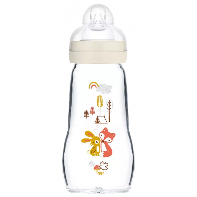 Mam feel good biberon en verre 260ml Mam feel good biberon en verre 260ml