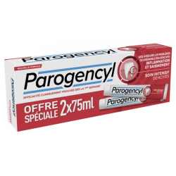 Parogencyl Dentifrice Soin Intensif Gencives Lot de 2 x 75 ml
