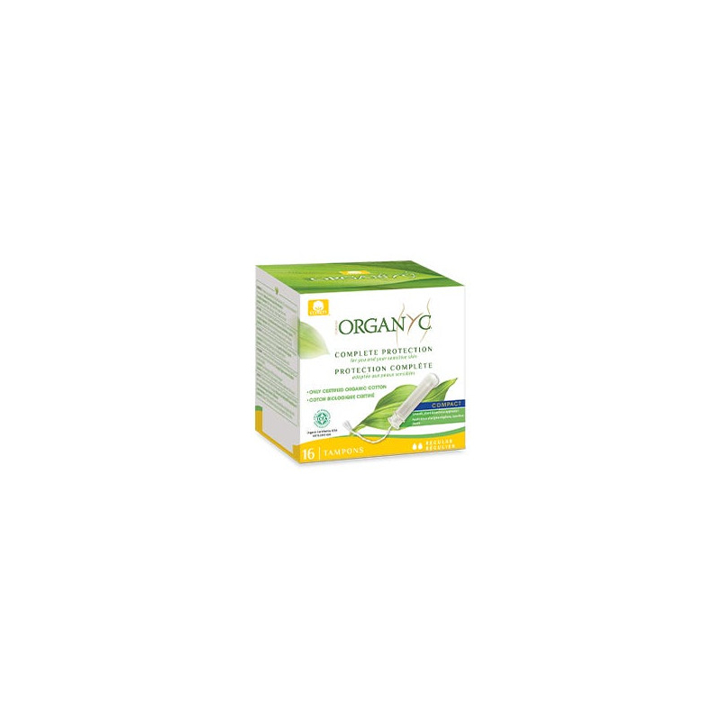Organyc Tampons coton bio Normal avec applicateur - 16 tampons Organyc Tampons coton bio Normal avec applicateur - 16 tampons