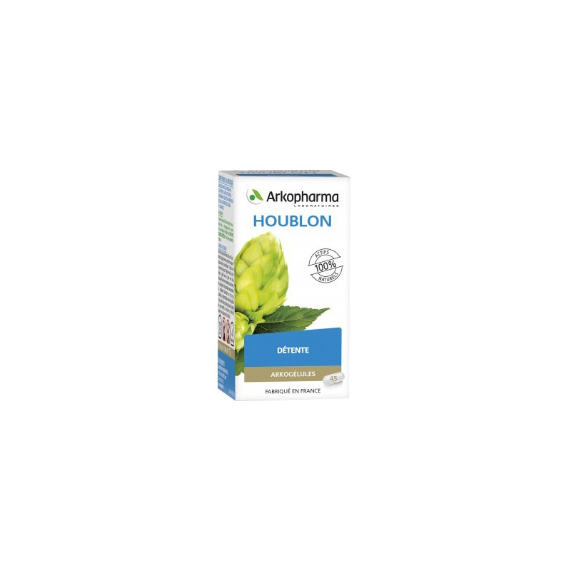 Arkopharma Arkogélules Houblon complément alimentaire flacon 45 Arkopharma Arkogélules Houblon complément alimentaire flacon 45