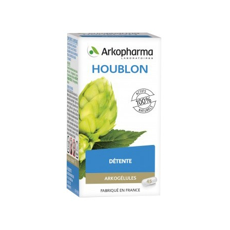Arkopharma Arkogélules Houblon complément alimentaire flacon 45