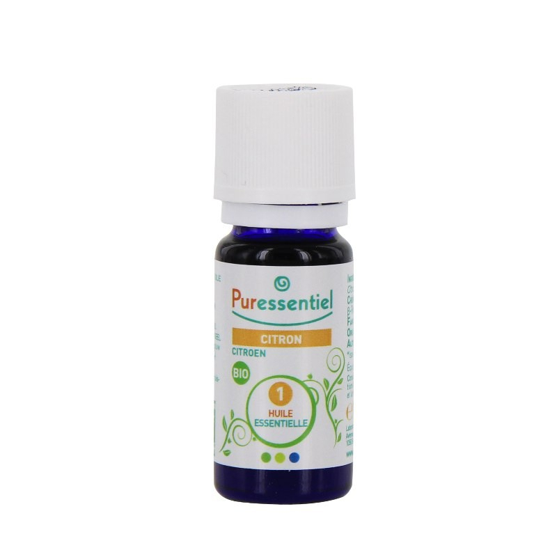 Puressentiel citron bio 10ml PURESSENTIEL - Huiles Essentielles Bio Puressentiel citron bio 10ml PURESSENTIEL - Huiles Essentielles Bio