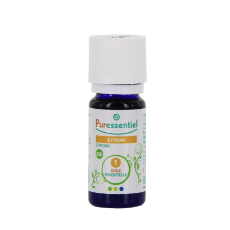 Puressentiel citron bio 10ml PURESSENTIEL - Huiles Essentielles Bio 
