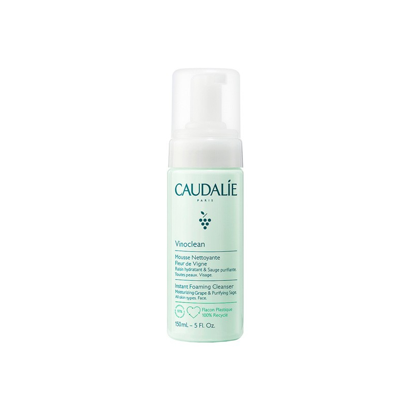 Caudalie vinoclean mousse nettoyante fleur de vigne 150ml Caudalie vinoclean mousse nettoyante fleur de vigne 150ml