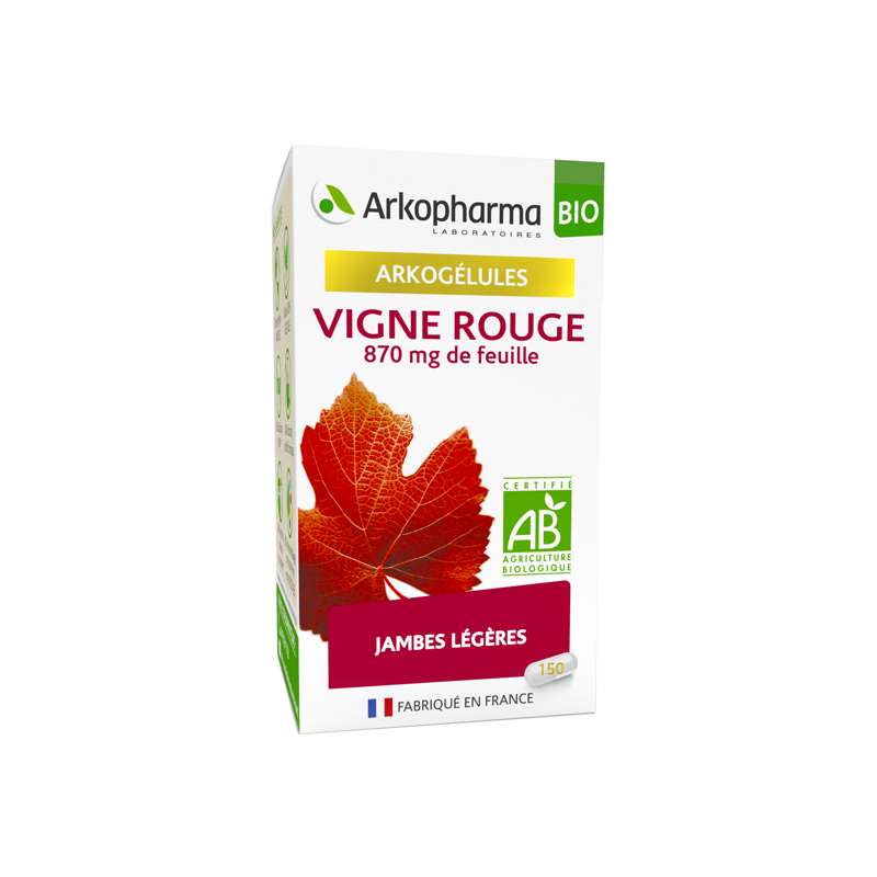 Arkopharma arkogélules vigne rouge bio 150 gélules Arkopharma arkogélules vigne rouge bio 150 gélules