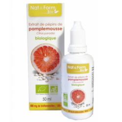 NAT&FORM EXTRAIT DE PÉPINS DE PAMPLEMOUSSE 800MG L'ANTIBIOTIQUE NATUREL 50ML