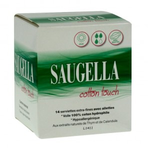 Saugella extra-fines jour 14 serviettes SAUGELLA - Serviette hygiénique