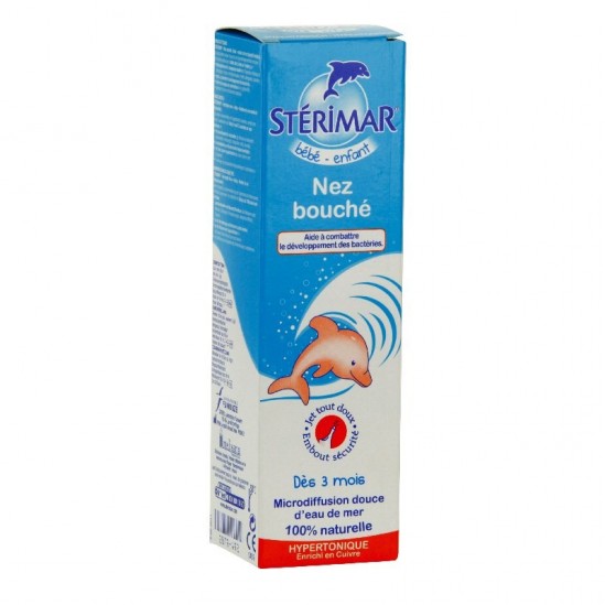 Sterimar Bébé Enfant Nez Bouché Hypertonique 100ml STERIMAR - Nez Bouché Sterimar Bébé Enfant Nez Bouché Hypertonique 100ml STERIMAR - Nez Bouché